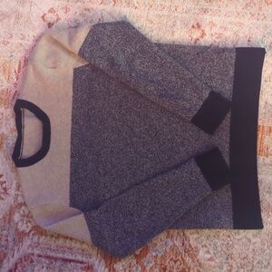 Marine Layer Men's Gray and Black Crewneck Sweater